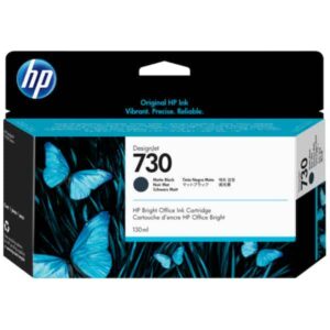 HP 730 Matte Black Ink Cartridge 130ml