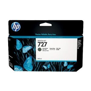 HP 727 300ml Matte Black Ink Cartridge