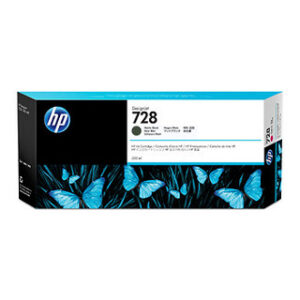 HP 728 Matte Black Ink Cartridge 300ml